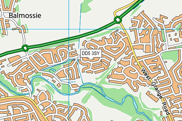 DD5 3SY map - OS VectorMap District (Ordnance Survey) DD5 3SY map - OS VectorMap District (Ordnance Survey)