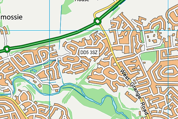 DD5 3SZ map - OS VectorMap District (Ordnance Survey) DD5 3SZ map - OS VectorMap District (Ordnance Survey)