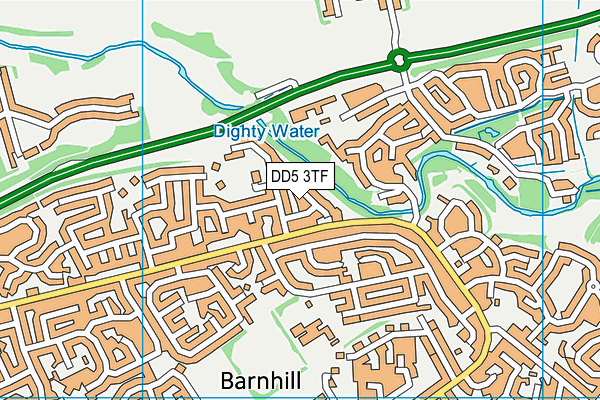 DD5 3TF map - OS VectorMap District (Ordnance Survey) DD5 3TF map - OS VectorMap District (Ordnance Survey)