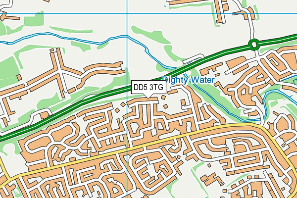 DD5 3TG map - OS VectorMap District (Ordnance Survey) DD5 3TG map - OS VectorMap District (Ordnance Survey)