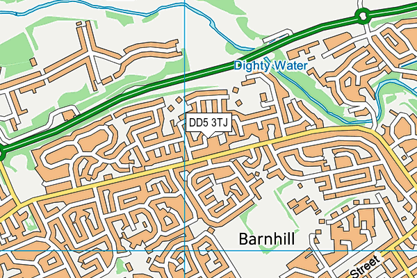 DD5 3TJ map - OS VectorMap District (Ordnance Survey) DD5 3TJ map - OS VectorMap District (Ordnance Survey)