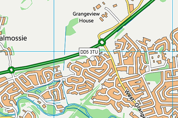 DD5 3TU map - OS VectorMap District (Ordnance Survey) DD5 3TU map - OS VectorMap District (Ordnance Survey)