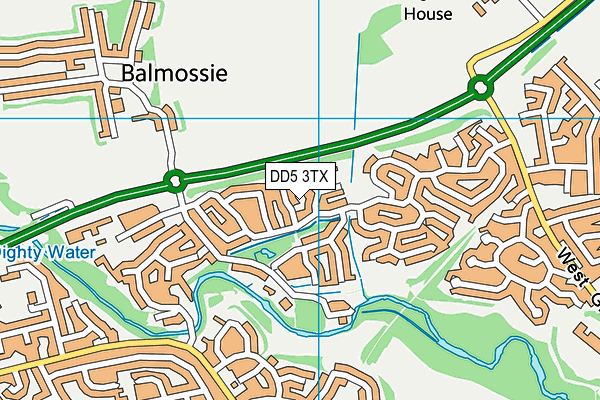 DD5 3TX map - OS VectorMap District (Ordnance Survey) DD5 3TX map - OS VectorMap District (Ordnance Survey)