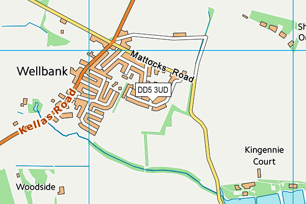 DD5 3UD map - OS VectorMap District (Ordnance Survey) DD5 3UD map - OS VectorMap District (Ordnance Survey)