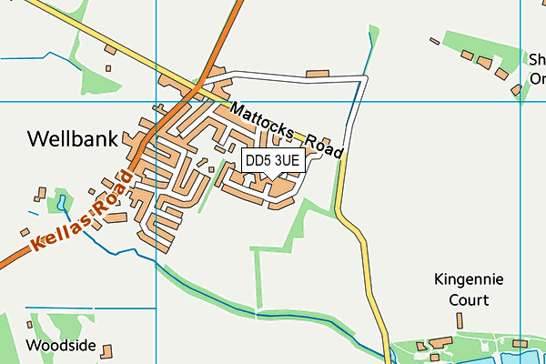 DD5 3UE map - OS VectorMap District (Ordnance Survey) DD5 3UE map - OS VectorMap District (Ordnance Survey)
