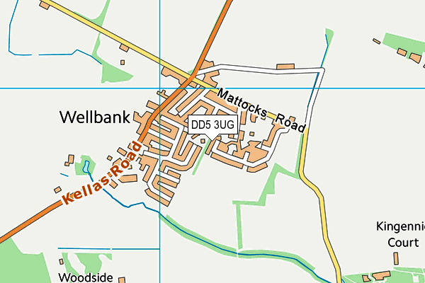 DD5 3UG map - OS VectorMap District (Ordnance Survey) DD5 3UG map - OS VectorMap District (Ordnance Survey)
