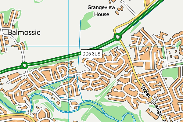 DD5 3US map - OS VectorMap District (Ordnance Survey) DD5 3US map - OS VectorMap District (Ordnance Survey)