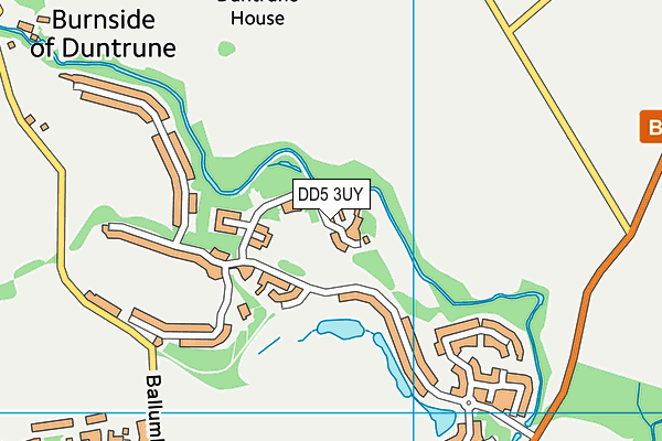 DD5 3UY map - OS VectorMap District (Ordnance Survey) DD5 3UY map - OS VectorMap District (Ordnance Survey)