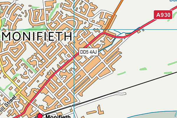 DD5 4AJ map - OS VectorMap District (Ordnance Survey) DD5 4AJ map - OS VectorMap District (Ordnance Survey)