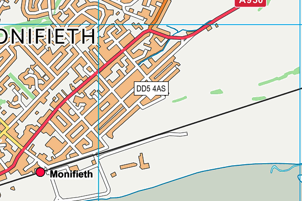 DD5 4AS map - OS VectorMap District (Ordnance Survey) DD5 4AS map - OS VectorMap District (Ordnance Survey)