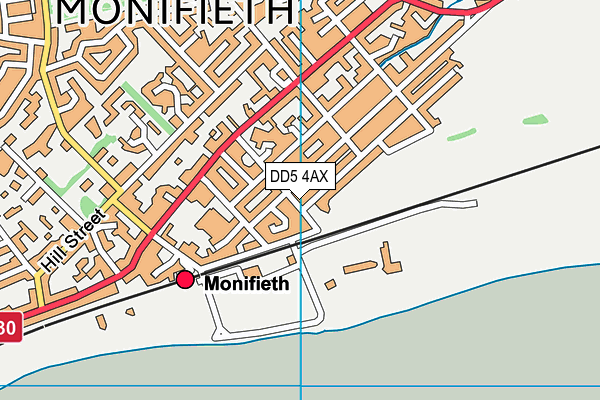 DD5 4AX map - OS VectorMap District (Ordnance Survey) DD5 4AX map - OS VectorMap District (Ordnance Survey)