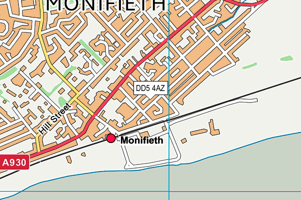 DD5 4AZ map - OS VectorMap District (Ordnance Survey) DD5 4AZ map - OS VectorMap District (Ordnance Survey)