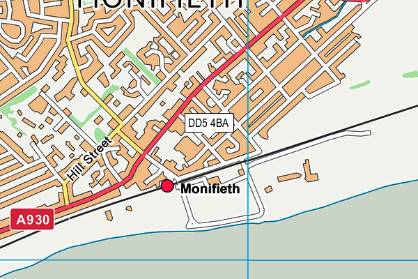 DD5 4BA map - OS VectorMap District (Ordnance Survey) DD5 4BA map - OS VectorMap District (Ordnance Survey)
