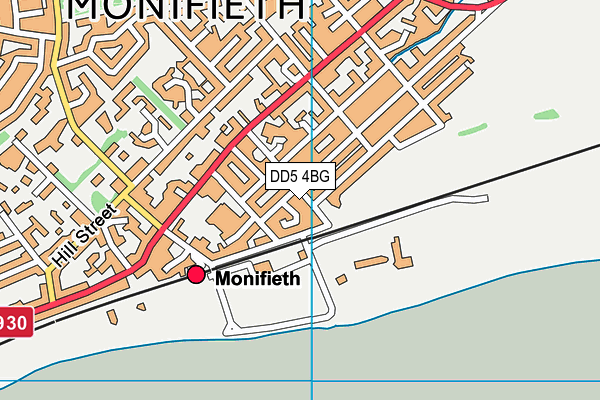 DD5 4BG map - OS VectorMap District (Ordnance Survey) DD5 4BG map - OS VectorMap District (Ordnance Survey)