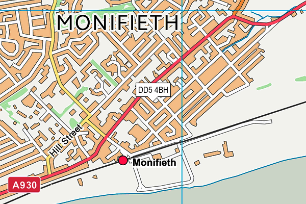 DD5 4BH map - OS VectorMap District (Ordnance Survey) DD5 4BH map - OS VectorMap District (Ordnance Survey)