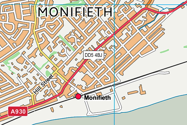 DD5 4BJ map - OS VectorMap District (Ordnance Survey) DD5 4BJ map - OS VectorMap District (Ordnance Survey)