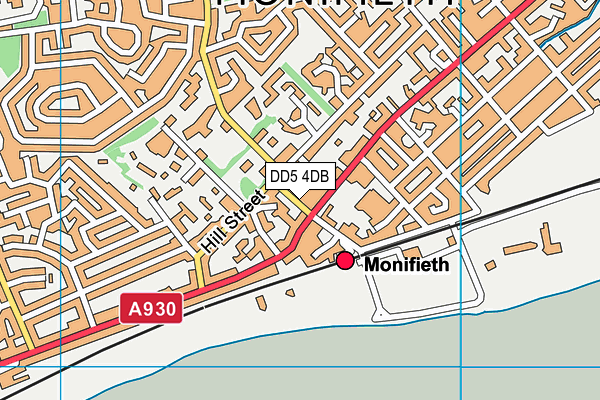 DD5 4DB map - OS VectorMap District (Ordnance Survey) DD5 4DB map - OS VectorMap District (Ordnance Survey)