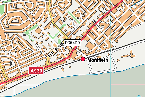 DD5 4DD map - OS VectorMap District (Ordnance Survey) DD5 4DD map - OS VectorMap District (Ordnance Survey)