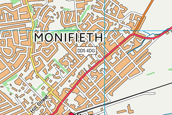 DD5 4DG map - OS VectorMap District (Ordnance Survey) DD5 4DG map - OS VectorMap District (Ordnance Survey)