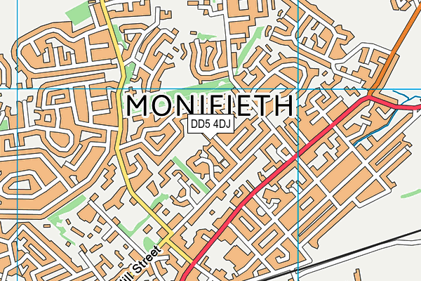 DD5 4DJ map - OS VectorMap District (Ordnance Survey) DD5 4DJ map - OS VectorMap District (Ordnance Survey)