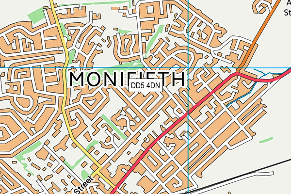 DD5 4DN map - OS VectorMap District (Ordnance Survey) DD5 4DN map - OS VectorMap District (Ordnance Survey)