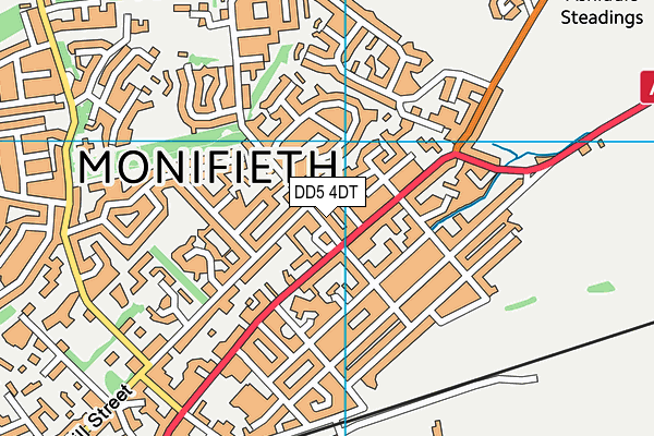 DD5 4DT map - OS VectorMap District (Ordnance Survey) DD5 4DT map - OS VectorMap District (Ordnance Survey)