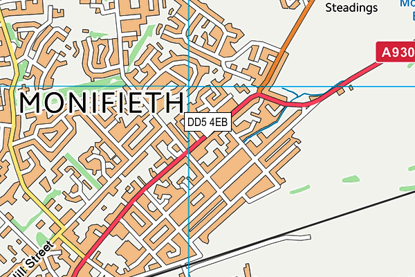 DD5 4EB map - OS VectorMap District (Ordnance Survey) DD5 4EB map - OS VectorMap District (Ordnance Survey)