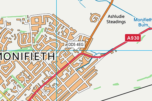 DD5 4EG map - OS VectorMap District (Ordnance Survey) DD5 4EG map - OS VectorMap District (Ordnance Survey)