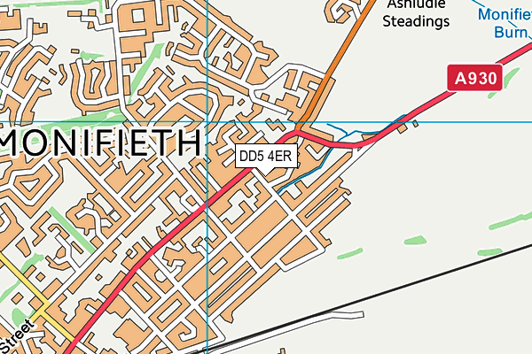 DD5 4ER map - OS VectorMap District (Ordnance Survey) DD5 4ER map - OS VectorMap District (Ordnance Survey)