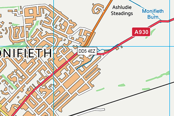 DD5 4EZ map - OS VectorMap District (Ordnance Survey) DD5 4EZ map - OS VectorMap District (Ordnance Survey)