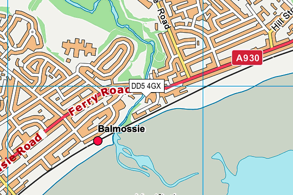 DD5 4GX map - OS VectorMap District (Ordnance Survey) DD5 4GX map - OS VectorMap District (Ordnance Survey)
