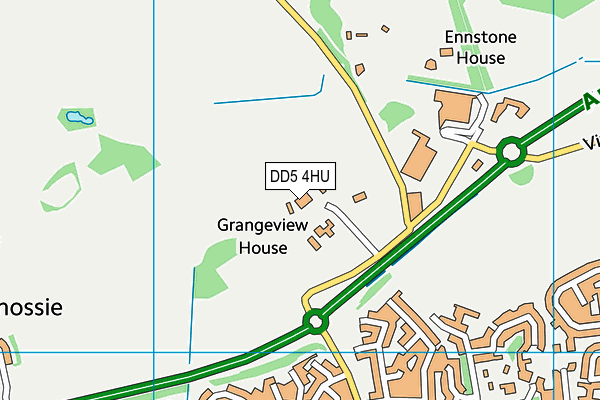 DD5 4HU map - OS VectorMap District (Ordnance Survey) DD5 4HU map - OS VectorMap District (Ordnance Survey)