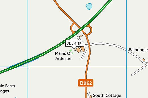 DD5 4HX map - OS VectorMap District (Ordnance Survey) DD5 4HX map - OS VectorMap District (Ordnance Survey)