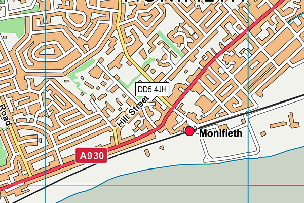 DD5 4JH map - OS VectorMap District (Ordnance Survey) DD5 4JH map - OS VectorMap District (Ordnance Survey)