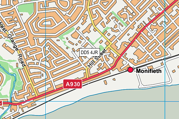 DD5 4JR map - OS VectorMap District (Ordnance Survey) DD5 4JR map - OS VectorMap District (Ordnance Survey)
