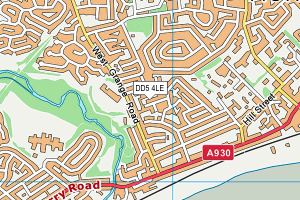 DD5 4LE map - OS VectorMap District (Ordnance Survey) DD5 4LE map - OS VectorMap District (Ordnance Survey)