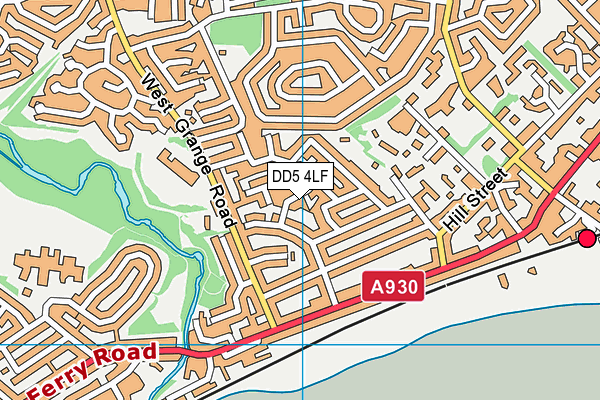 DD5 4LF map - OS VectorMap District (Ordnance Survey) DD5 4LF map - OS VectorMap District (Ordnance Survey)