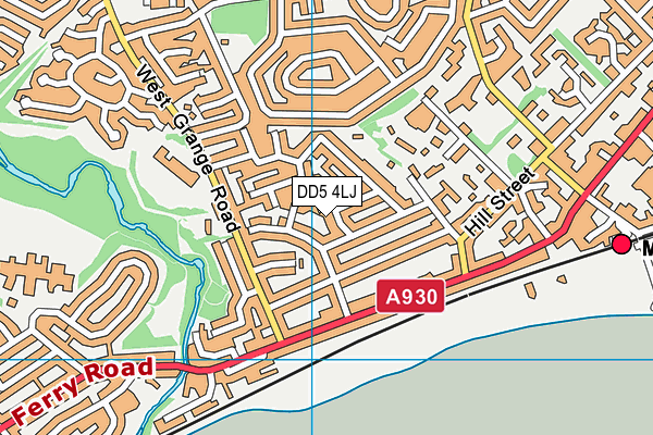 DD5 4LJ map - OS VectorMap District (Ordnance Survey) DD5 4LJ map - OS VectorMap District (Ordnance Survey)