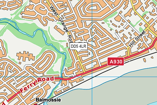 DD5 4LR map - OS VectorMap District (Ordnance Survey) DD5 4LR map - OS VectorMap District (Ordnance Survey)