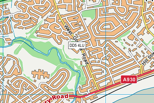 DD5 4LU map - OS VectorMap District (Ordnance Survey) DD5 4LU map - OS VectorMap District (Ordnance Survey)
