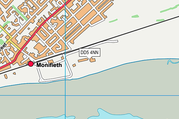 DD5 4NN map - OS VectorMap District (Ordnance Survey)