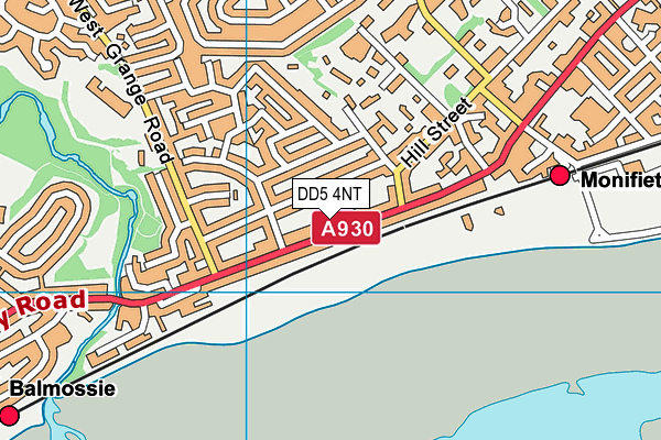 DD5 4NT map - OS VectorMap District (Ordnance Survey) DD5 4NT map - OS VectorMap District (Ordnance Survey)