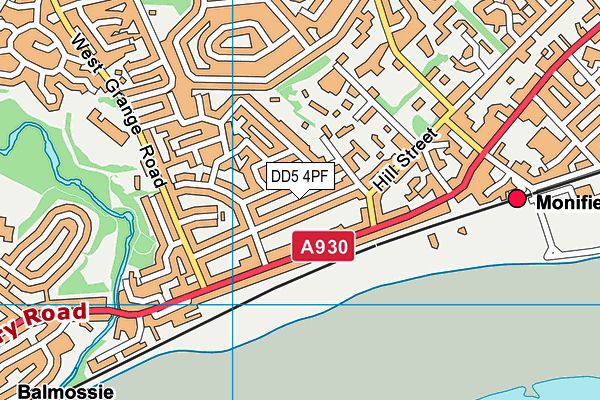 DD5 4PF map - OS VectorMap District (Ordnance Survey) DD5 4PF map - OS VectorMap District (Ordnance Survey)