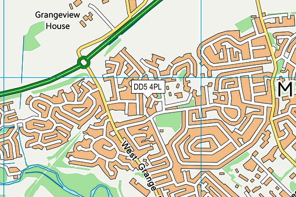DD5 4PL map - OS VectorMap District (Ordnance Survey) DD5 4PL map - OS VectorMap District (Ordnance Survey)