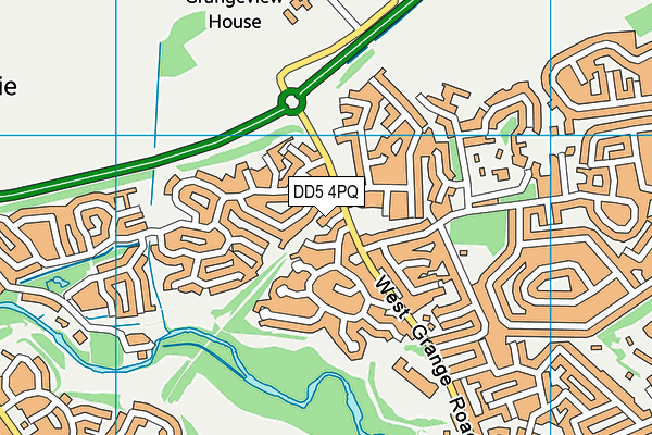 DD5 4PQ map - OS VectorMap District (Ordnance Survey) DD5 4PQ map - OS VectorMap District (Ordnance Survey)