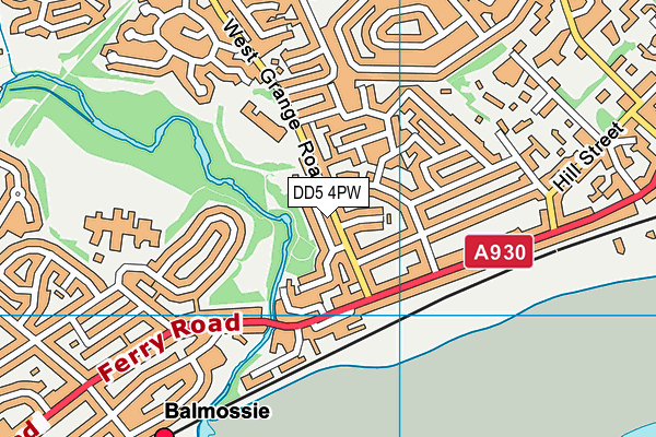 DD5 4PW map - OS VectorMap District (Ordnance Survey) DD5 4PW map - OS VectorMap District (Ordnance Survey)