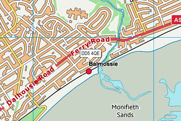 DD5 4QE map - OS VectorMap District (Ordnance Survey) DD5 4QE map - OS VectorMap District (Ordnance Survey)