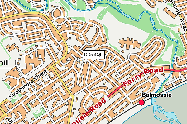 DD5 4QL map - OS VectorMap District (Ordnance Survey) DD5 4QL map - OS VectorMap District (Ordnance Survey)