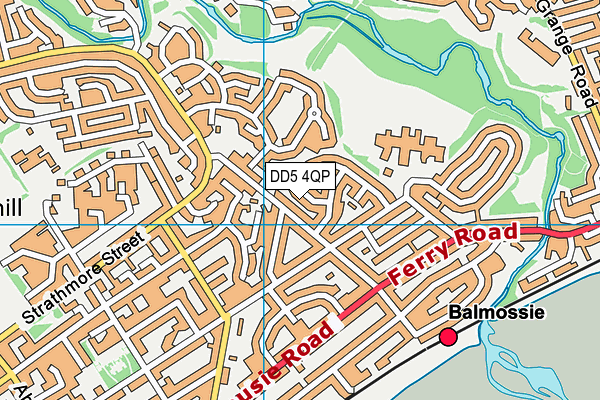 DD5 4QP map - OS VectorMap District (Ordnance Survey) DD5 4QP map - OS VectorMap District (Ordnance Survey)