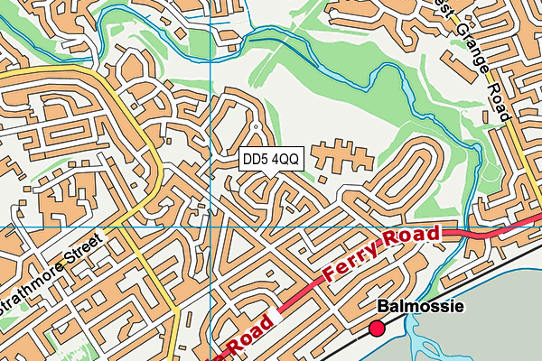DD5 4QQ map - OS VectorMap District (Ordnance Survey) DD5 4QQ map - OS VectorMap District (Ordnance Survey)